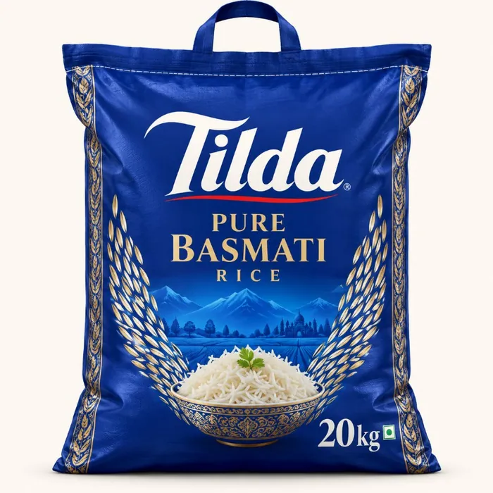Tilda Pure Basmati Rice, 20 kg
